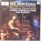 Purcell: Hail, Bright Cecilia! by Charles Pott, Christopher Purves, Peter Harvey, Henry Purcell, and Paul McCreesh