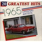 20 GREATEST HITS 1965 ORIGINAL ARTISTS by  GARY LEWIS,GENE PITNEY, SANDY POSEY, ROY HEAD, TOMMY ROE, KINGSMEN, SHADES OF BLUE, LEE DORSEY, HONDELLS, MAJOR LANCE, DOBIE GRAY, PERCY SLEDGE, B.J. THOMAS, SHIRELLES,LOVIN'SPOONFUL,VIC DANA, THE TOYS, ACE CANNON, CHAD & JEREMY BILLY JOE ROYAL 