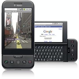 HTC T-Mobile G1 Android Unlocked GSM Smartphone - 3.2-Inch Touch Screen Display, Quad-Band, GPS, Bluetooth, Camera, Slider QWERTY Keyboard