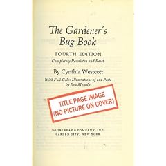 The Gardener's Bug Book