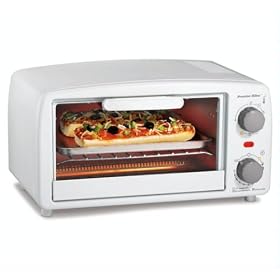 Ham.Beach/Proctor Silex 4Slice Toaster Oven Broilr White 31116