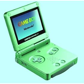Game Boy Advance SP Lime Green System with Donkey Kong Country by Nintendo