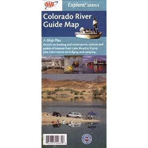 AAA Colorado River Guide Map: Boating and Watersports, Casinos and Points of... by Watersports Books