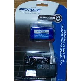 Pro Pulse Racing High Performance RC 7.2V, 1200 MAH NI-MH Battery Pack and AC Charger by Pro Pulse