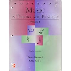 Student Workbook for use with Music In Theory And Practice, Volume 1