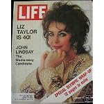 Life Magazine February 25, 1972 -- Cover: Elizabeth Taylor is 40 book cover