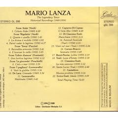 Mario Lanza: The Legendary Tenor (Historical Recordings 1949-1959)