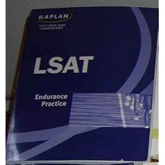 Kaplan LSAT Endurance Practice [Softcover] 524 pages. Bar Code: LL4058A