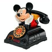Telemania 25578-25615 Mickey Mouse Talking Alarm Clock Radio Telephone by TeleMania