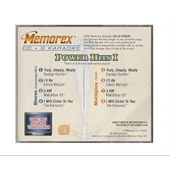 Power Hits I Memorex CD + G Karaoke (Stereo - Instrumentals Only and Multiplex - Vocals)