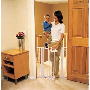Regalo Easy Step Walk Thru Gate, White