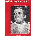 AND I LOVE YOU SO (Perry Como Cover) book cover