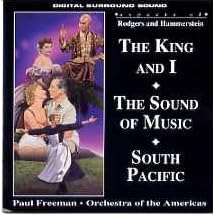 Click here to buy Aspects of Rodgers and Hammerstein: The King and I; The Sound of Music; South Pacific by Rodgers and Hammerstein, Maestro Paul Freeman, and Orchestra of the Americas .