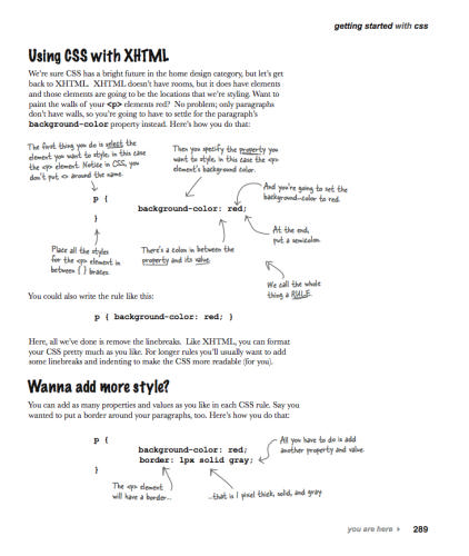 Screenshot of Head First HTML with CSS & XHTML book