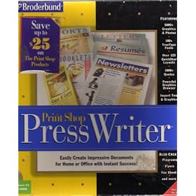 Print Shop Press Writer, The by 