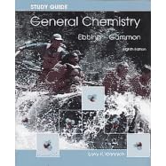 Click here to buy General Chemistry: Study Guide by  Darrell D. Ebbing.