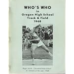 Who's Who in Oregon Track & Field 1968 (Steve Prefontaine) book cover