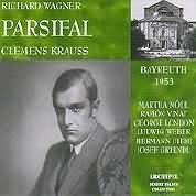 Click here to buy Wagner: Parsifal by  Richard Wagner, Clemens Krauss, Bayreuther Festspiele Orchester, Anna Tassopulos, and Erika Zimmermann .