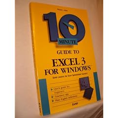 10 Minute Guide to Excel for Windows