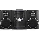 Sharp CDDK890N Mini Component System with 250 Watts Total Output and Docking Slot for your iPod Device