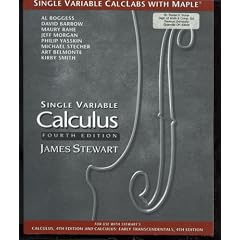 Single Variable Calclabs With Maple for Stewart's Calculus/Single Variable Calculus/Calculus : Early Transcendentals/Single Variable Calculus : Early: ... Variable Calculus--Early Transcendentals