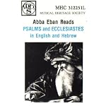 Abba Eban Reads from Psalms and Ecclesiastes (Read in English and   Hebrew) book cover