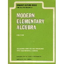 Modern Elementary Algebra by  B. R. Rich