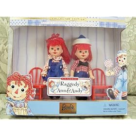 1999 Barbie Collectibles - Kelly & Tommy as Raggedy Ann & Andy