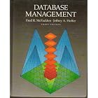 Click here to buy  Data Base Management  by Fred R. McFadden and Jeffrey A. Hoffer.