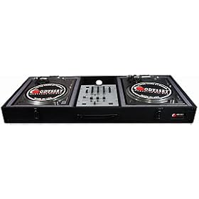 Odyssey CBM10E Carpeted Dj Coffin For A 10 Mixer And 2 Turntables In Battle Position With Surface Mount Hardware Odyssey CBM10E Carpeted Dj Coffin For A 10 Mixer And 2 Turntables In Battle Position With Surface Mount Hardware