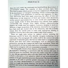 Separation of Gases (Monographs on Cryogenics, 5)