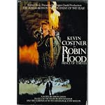 Kevin costner is Robin Hood Prince of Thieves book cover