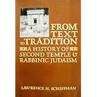 From Text to Tradition, a History of Judaism in Second Temple and Rabbinic Times: A History of... by Lawrence H. Schiffman