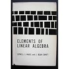 Elements Of Linear Algebra by  Paige And Swift and Illustrated