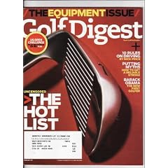 Golf Digest Magazine, February 2009 The Hot List (Volume 60, Number 2)
