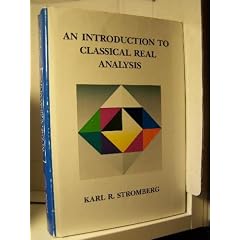 Introduction to Classical Real Analysis (Wadsworth & Brooks/Cole Mathematics Series)