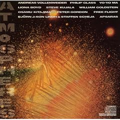 Atmospheres CBS Records Sampler by Peter Gordon, Andreas Vollenweider, Steve Kujala, Philip Glass, and Free Flight