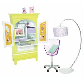 Barbie My House Armoire Desk Set by Mattel