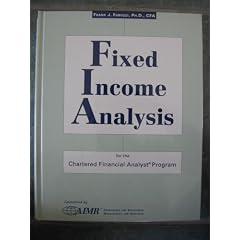Fixed Income Analysis for the Chartered Financial Analyst Program