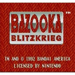 Bazooka Blitzkrieg Super Nintendo Snes by Nintendo