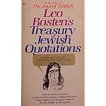 Leo Rosten's Treasury of Jewish Quotations book cover