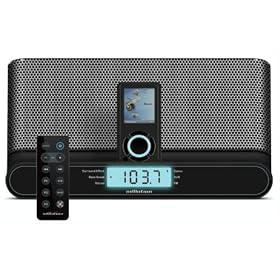 Altec Lansing inMotion iM413 speaker system and dock designed for use with Sansa MP3 players