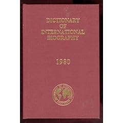 Dictionary of International Biography