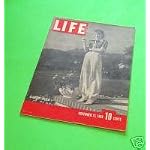 Life Magazine November 13, 1939 -- Cover: Claudette Colbert book cover
