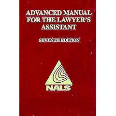 Advanced Manual for the Lawyer's Assistant