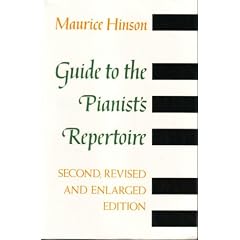 Guide to the Pianist's Repertoire
