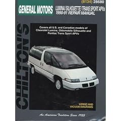 Chilton's Chevrolet : Chevy/Olds/Pontiac Apvs 1990-91 Repair Manual