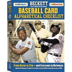 Beckett Baseball Card Alphabetical Checklist