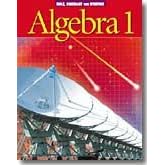 Click here to buy Algebra 1 by  James E. Schultz and Paul A. Kennedy.