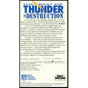 Best of Thunder and Destruction - NFL's Hardest Hits [VHS] by Sports Illustrated